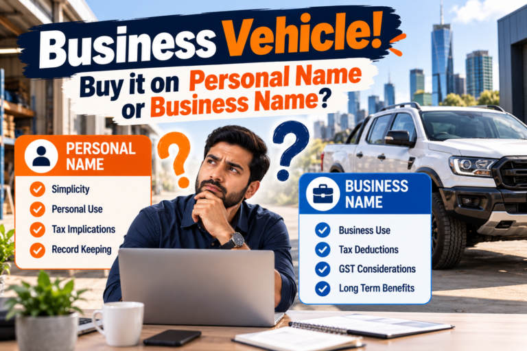 Buy Vehicle Personal vs Business Name South Morang